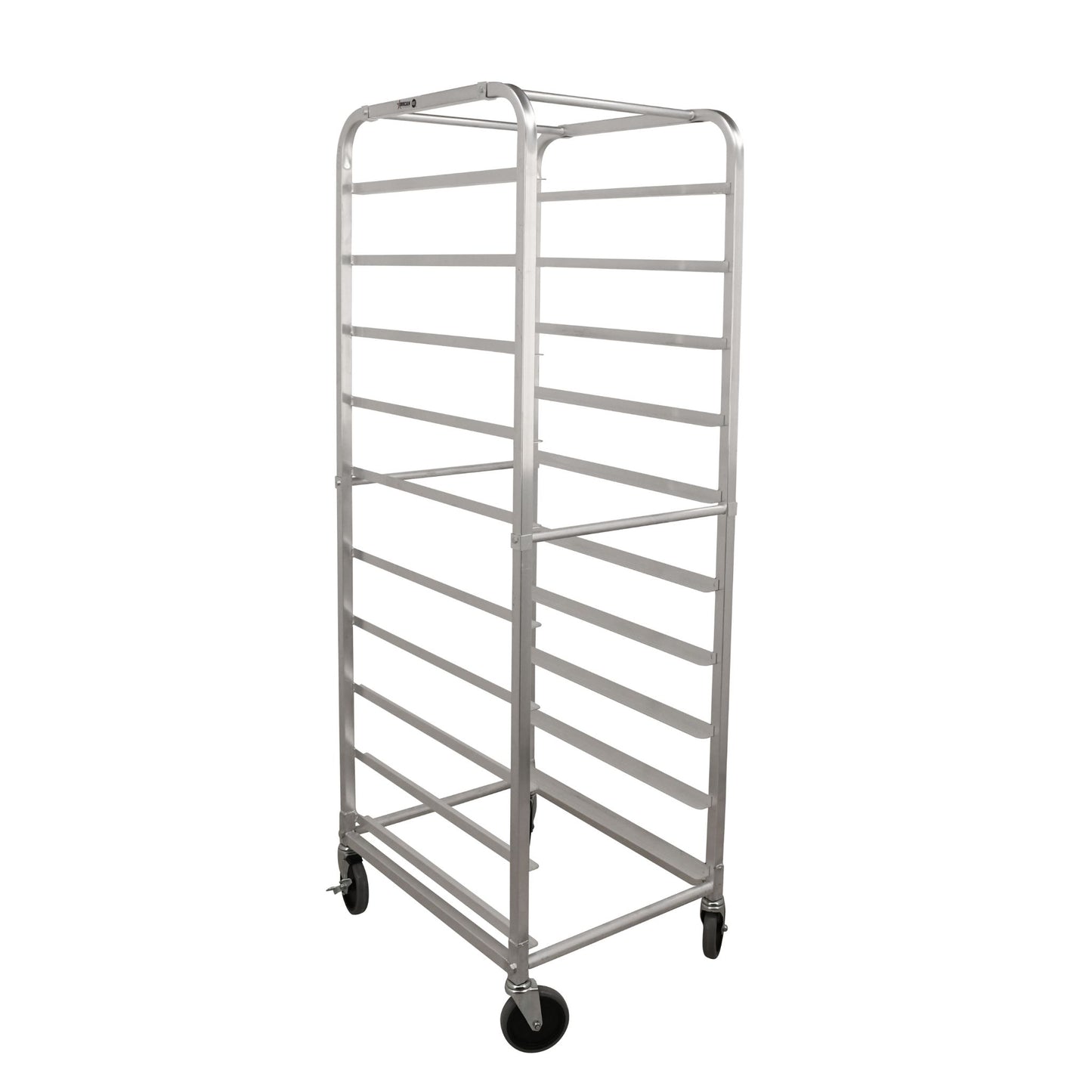 Omcan 13500 10 Slides Aluminum Bun Pan Rack with 6" spacing