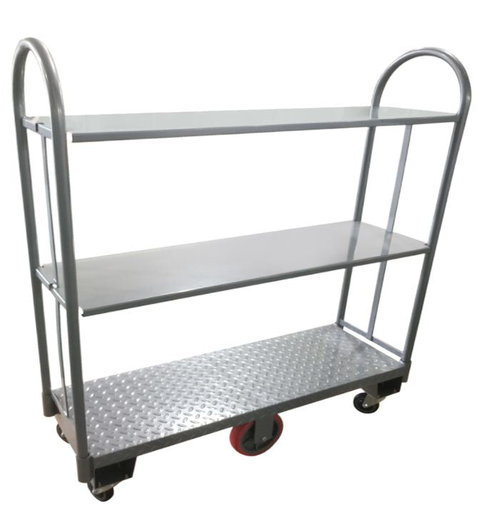 Omcan 44679 16" x 60" Gray Utility Cart