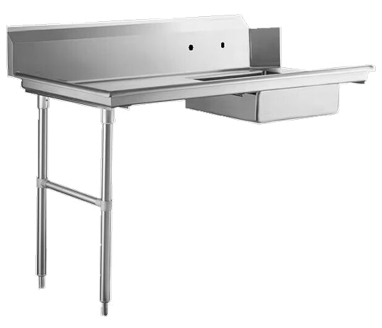 Omcan 47748 72" Left Side Soiled Dish Table with Sink