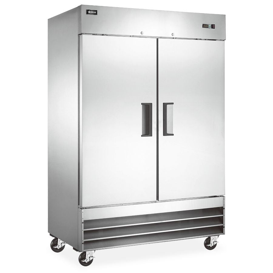 Omcan 50025 47 cu.ft 54" 2-Door Reach-in Freezer