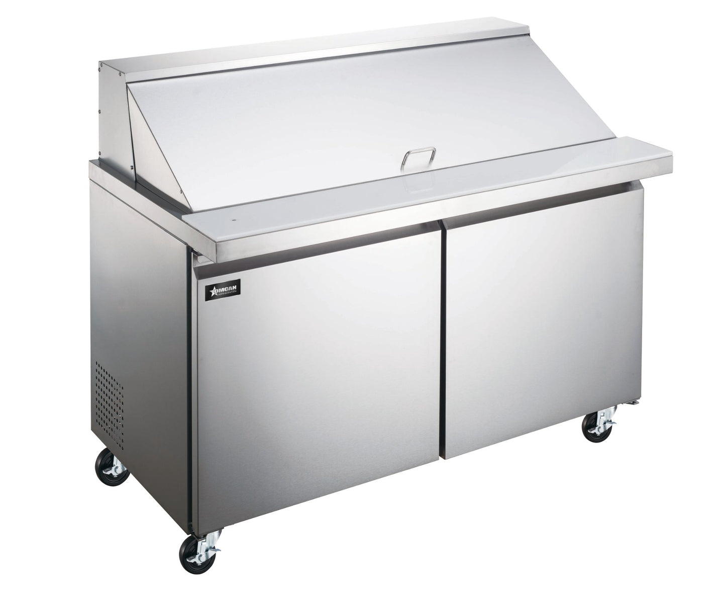 Omcan 50129 9 cu.ft 36" 2-Door Mega Refrigerated Prep Table