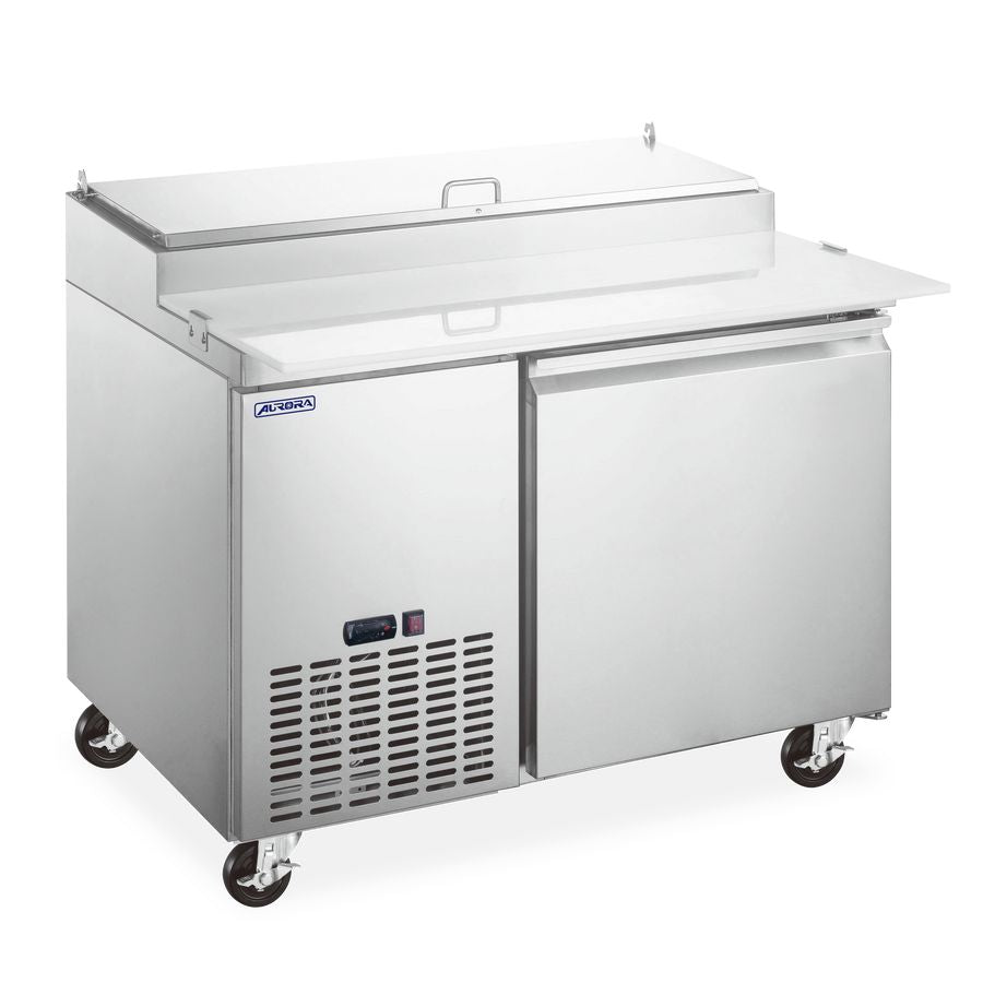 Omcan 59042 7.8 cu.ft 45" Single Door Aurora Refrigerated Pizza Prep Table