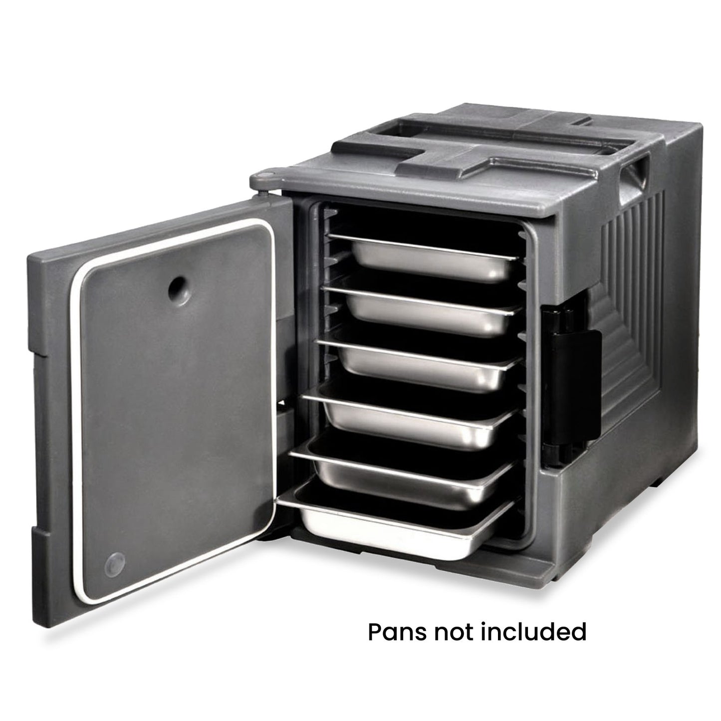 Omcan 80184 6 Pan Polyethylene Front Load Insulated Food Pan Transport Carrier