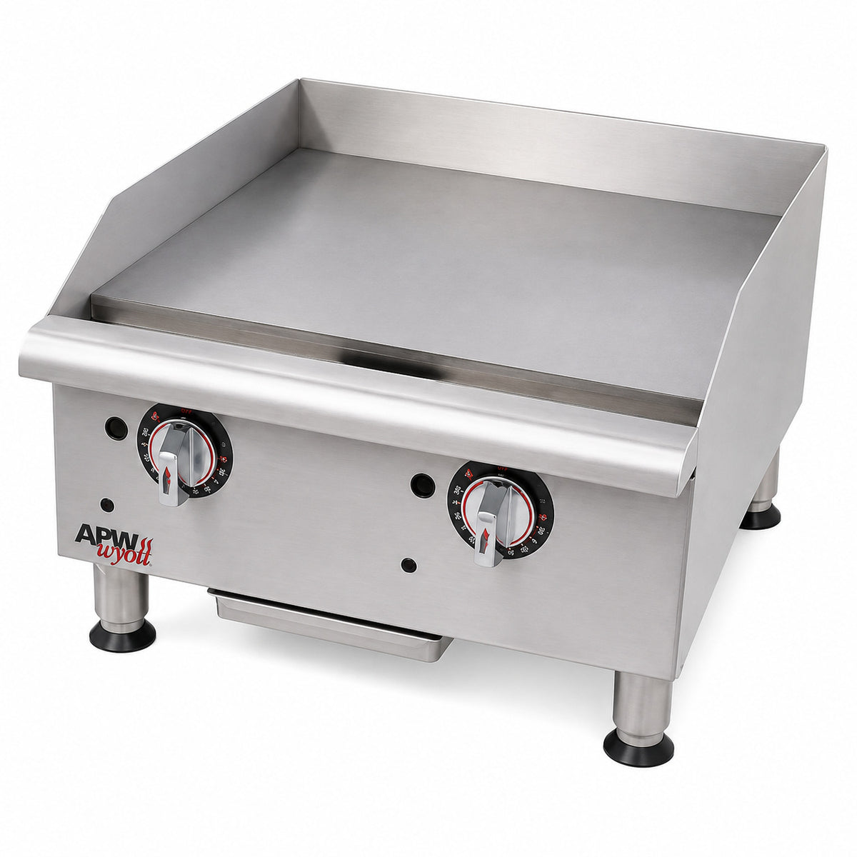 APW Wyott GGM-18H 18" Manual Gas Countertop Griddle