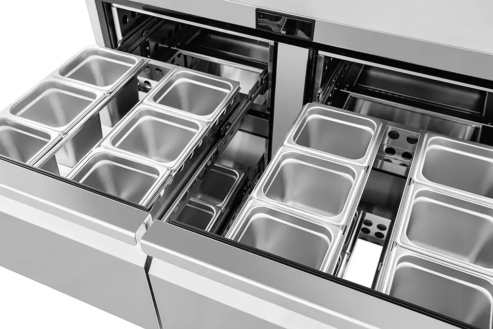 Atosa AUR48D4 12.2 cu. ft. 4-Drawer Undercounter Refrigerator