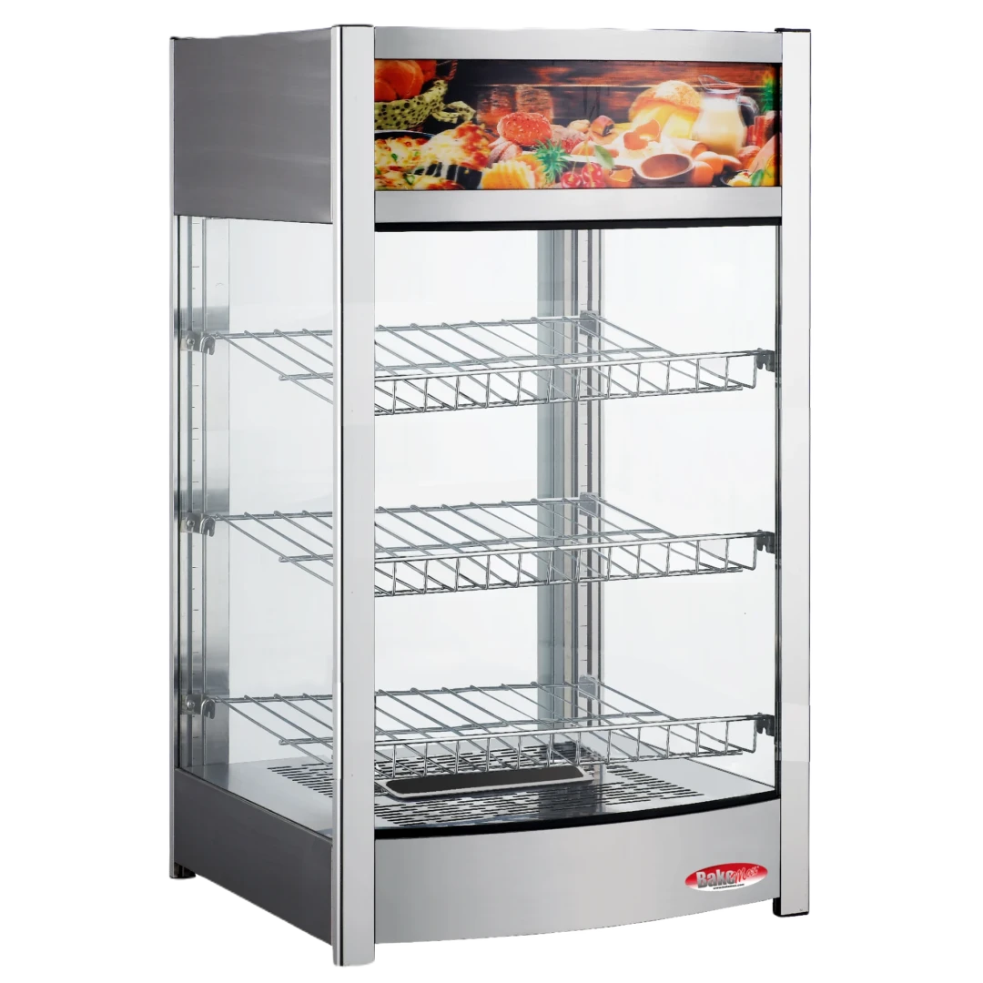 BakeMax BMCBF18 18" Countertop Titan Series Full-Service Heated Display Case