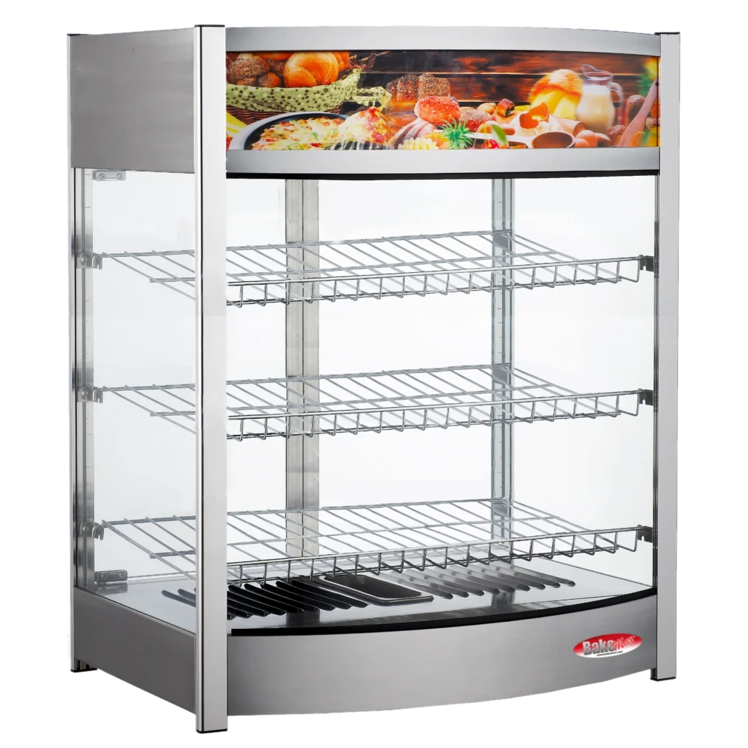 BakeMax BMCBF25 25" Countertop Titan Series Full-Service Heated Display Case