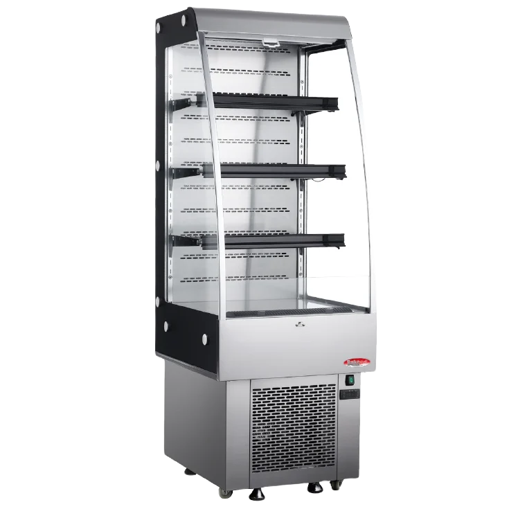 BakeMax BMGG024 24" Floor Model Grab and Go Refrigerated Display Merchandiser