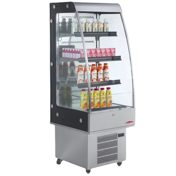 BakeMax BMGG024 24" Floor Model Grab and Go Refrigerated Display Merchandiser