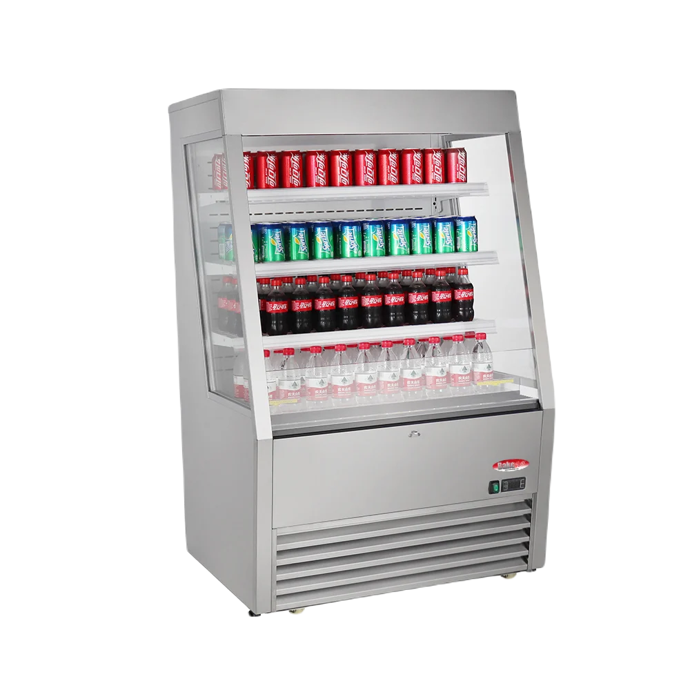 BakeMax BMGG036 36" Floor Model Grab and Go Refrigerated Display Merchandiser