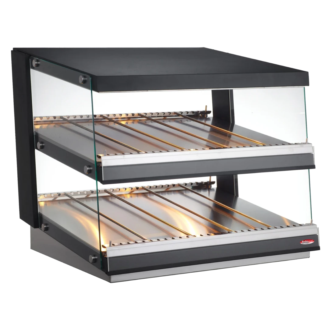 BakeMax BMHGG01 Countertop Titan Series Self-Serve Heated Display Case