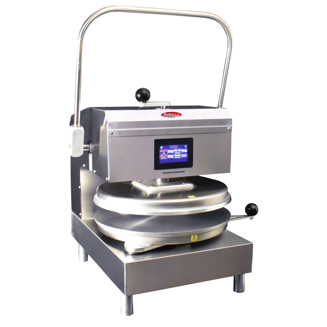 BakeMax BMTXMSS 16″ x 20″ Stainless Steel Countertop Manual Dual Heat Tortilla Press