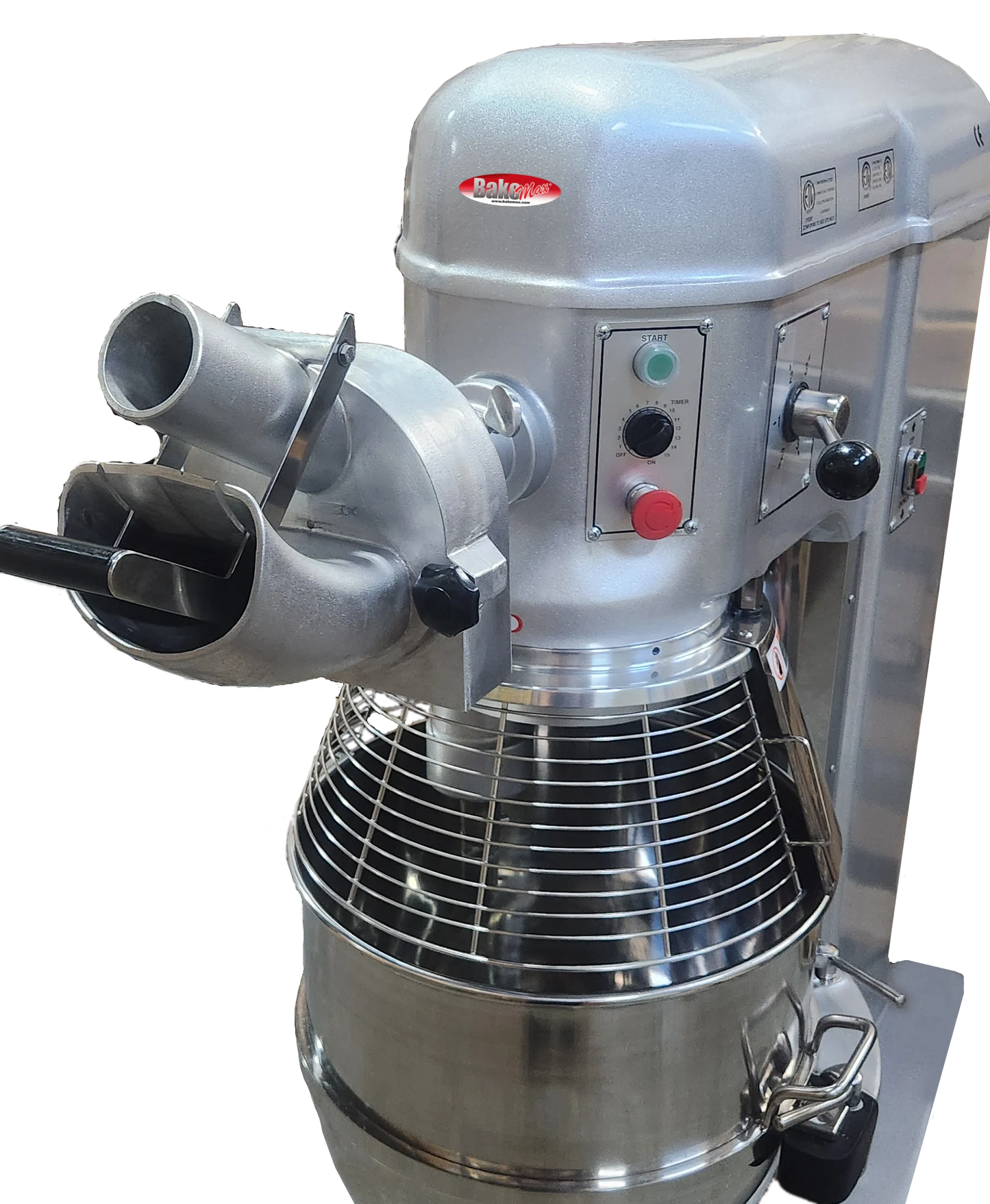BakeMax BMVS001 Vegetable Slicer and Cheese Grater Attachment for Mixers #12 Hub