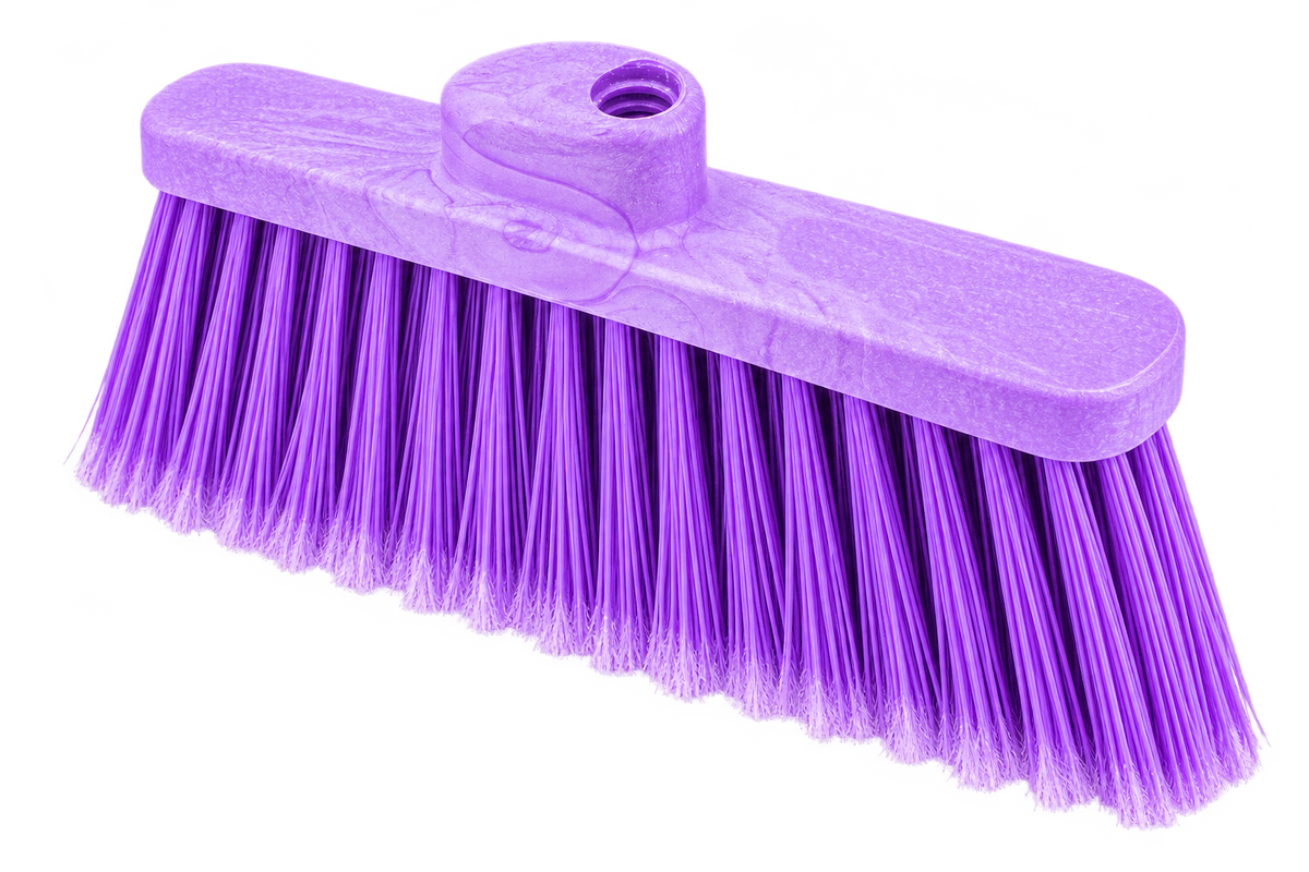 Carlisle 36867EC68 Purple OmniFit Color-Code Flagged Broom Head