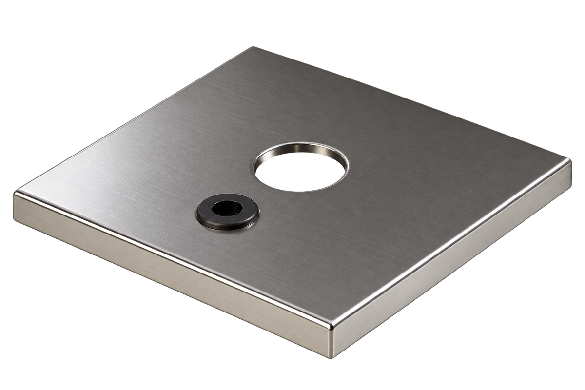 Carlisle 386010C Silver Stainless Steel Cover for High Volume Dispensers using Pump 38550R