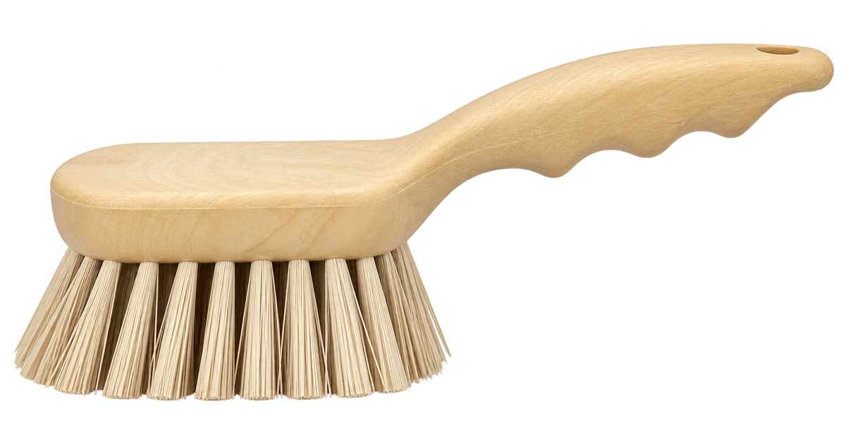 Carlisle 40541EC25 8" Tan Sparta Color Coded Floater Scrub Brush