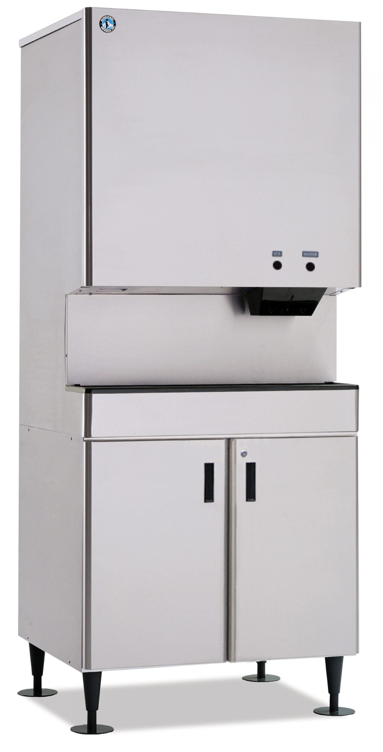 Hoshizaki DCM-751BWH Cubelet Icemaker, Water-cooled, Built in Storage Bin