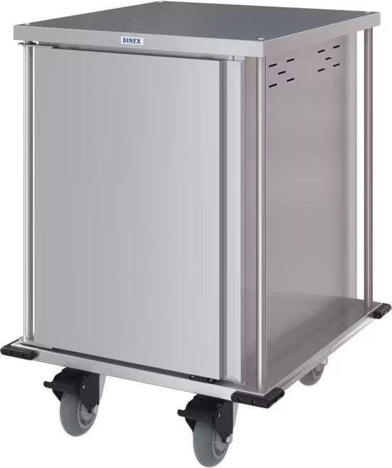 Dinex DXPTQC12DX2768 2 Trays Per Slide 12 Trays Single Door Totally Quiet Compact Cart - 3SD TR Aethon Base