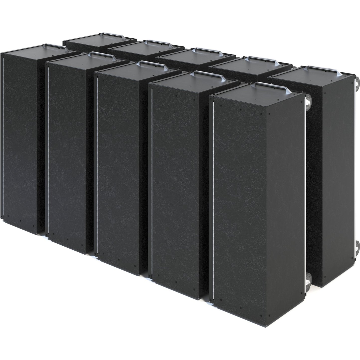Dinex DXPPB560IBTBK 20.16" x 62.5" x 47" Black Aluminum Ice Bin Portable Bar