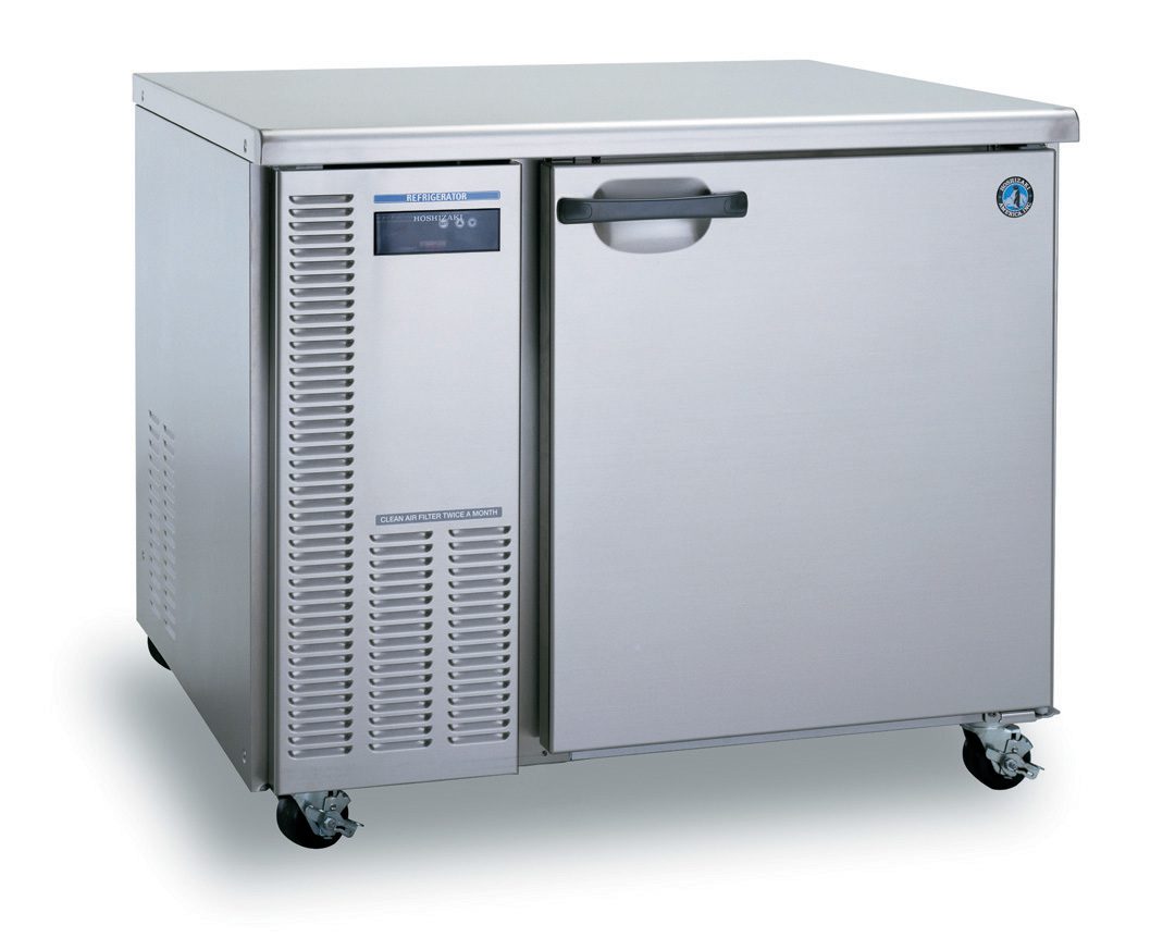 Hoshizaki HUR40A One Section Stainless Door with Lock Undercounter Refrigerator