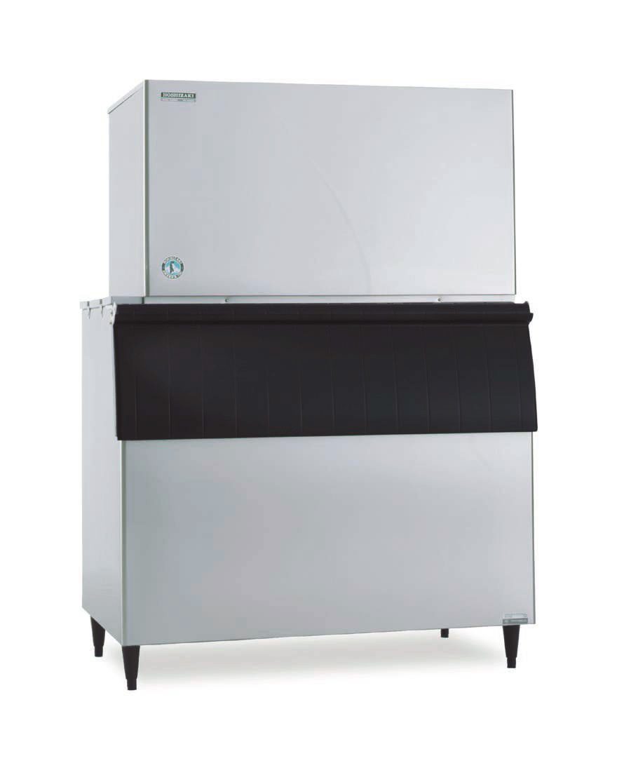 Hoshizaki KM-1301SWH-E Crescent Cuber Icemaker, Water-cooled, 3 Phase