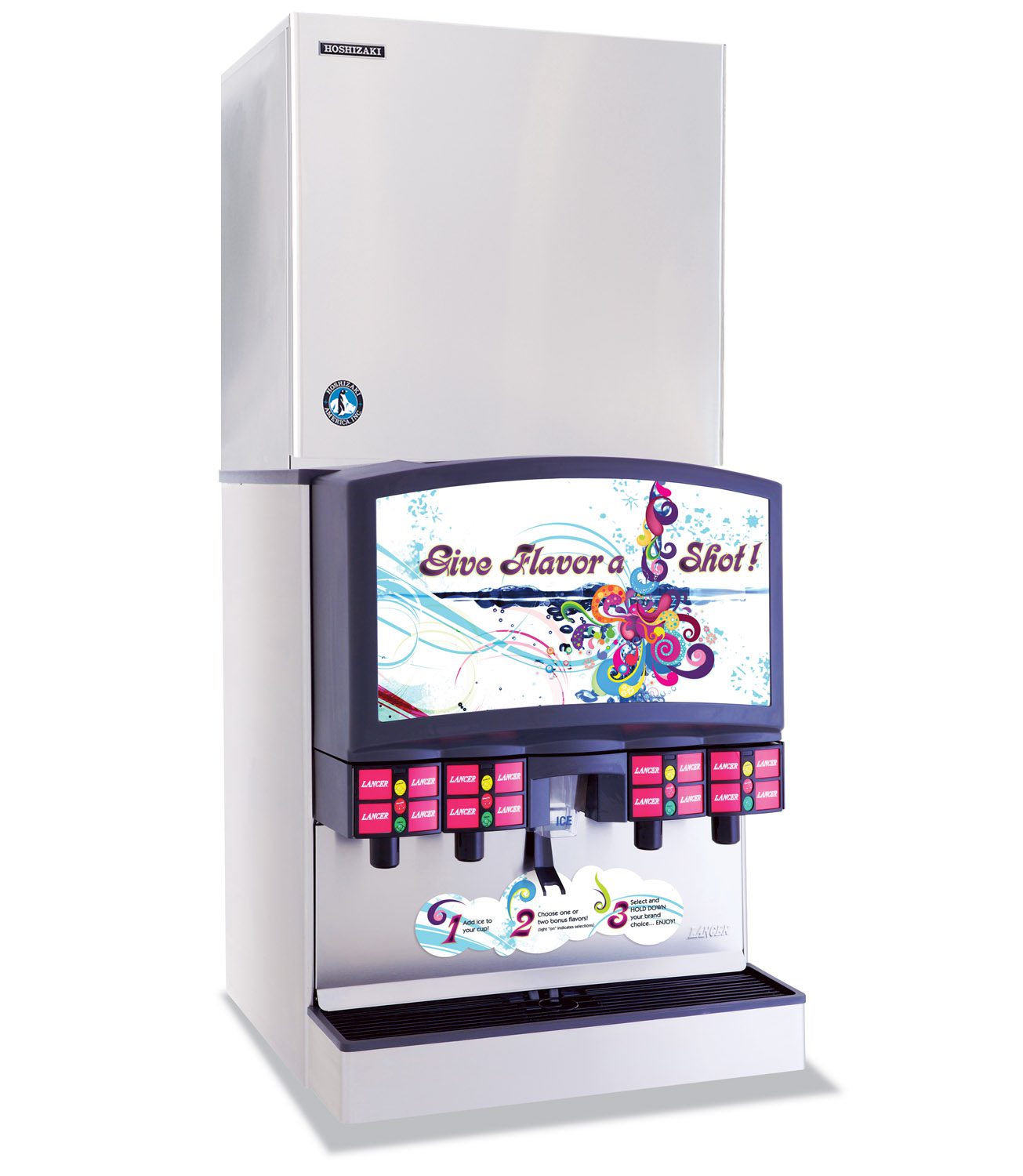 Hoshizaki KMS-2000MLH with SRK-20H, Crescent Cuber Icemaker, Remote-cooled, Serenity Series