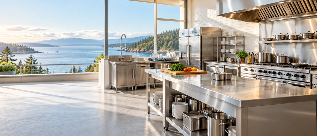 Commercial kitchen equipment for foodservice businesses