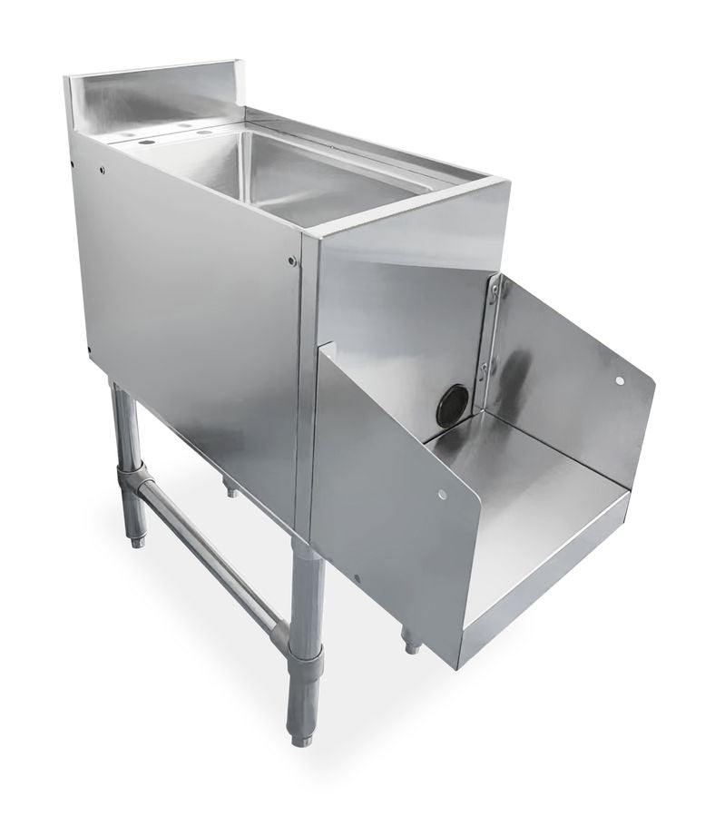 Omcan 47521 12" Blender Station with Backsplash and Faucet
