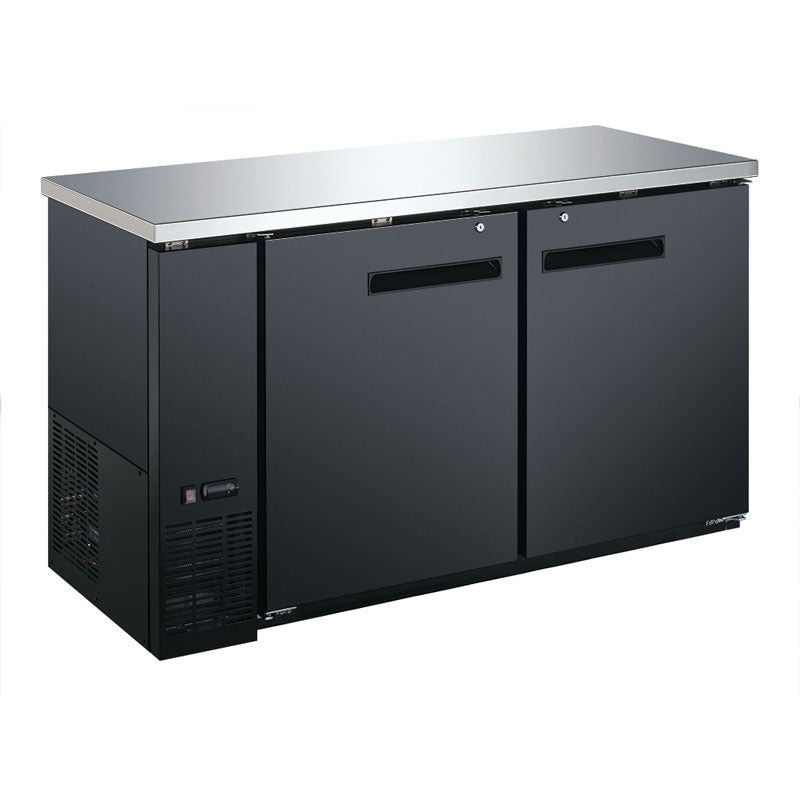 Omcan 50060 61" Glass Door Back Bar Cooler