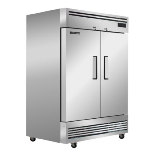 Omcan 58002 39 cu. ft. 54" 2-Door Juneau Reach in Refrigerator