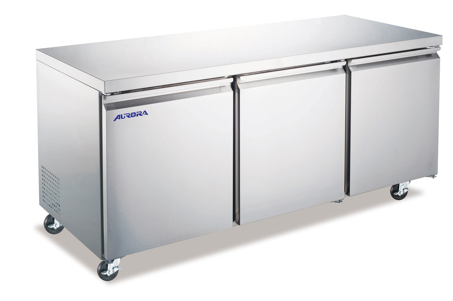 Omcan 59091 72" 3-Door Undercounter Aurora Refrigerator