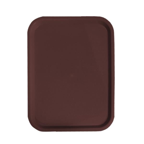 Omcan 80100 14" x 18" Brown Fast Food Tray