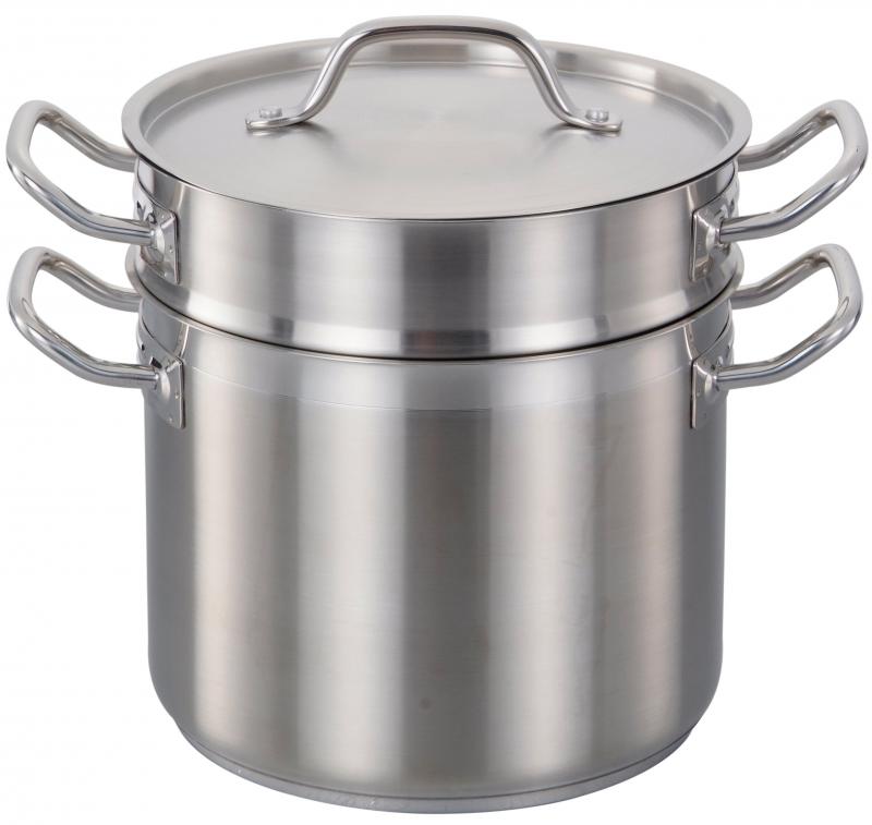Omcan 80245 8 Qt Double Stainless Steel Boiler
