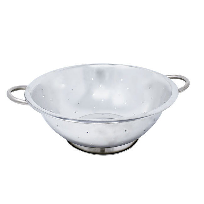 Omcan 80738 3 Qt Stainless Steel Colander with Base and Handles
