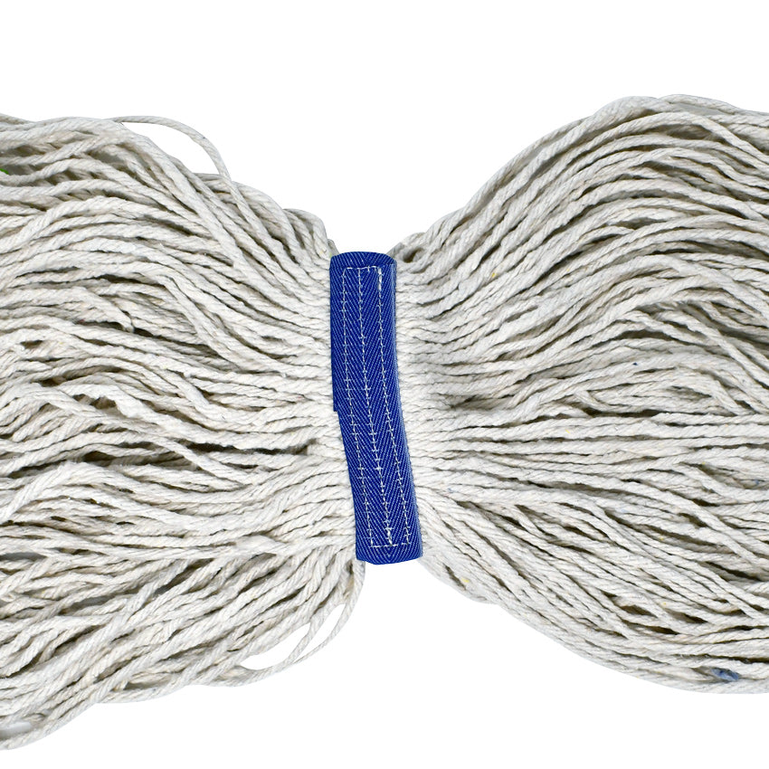 Omcan 80872 24 oz / 600 g White Yarn Mop Head - Cut End