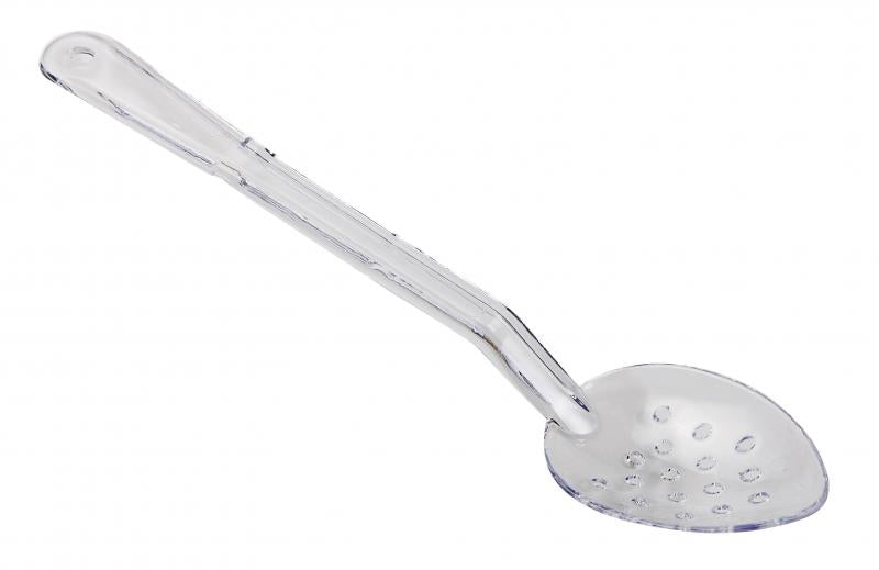 Omcan 85095 13" Clear Polycarbonate Perforated Serving Spoon