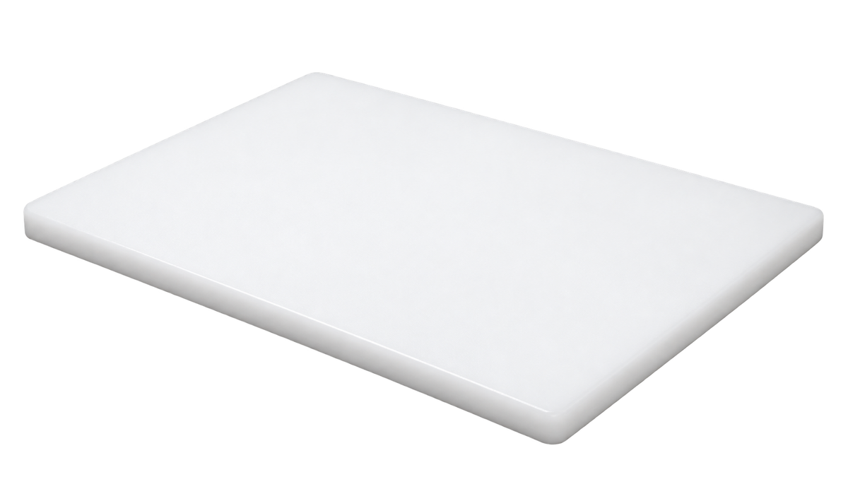 Omcan 41417 6" x 10" x 1/2" White Polyethylene Cutting Board