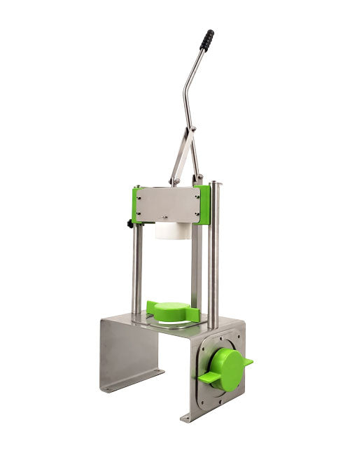 Omcan 47415 Tabletop Pineapple Corer and Peeler Machine with Stainless Steel 89" and 95" Blades