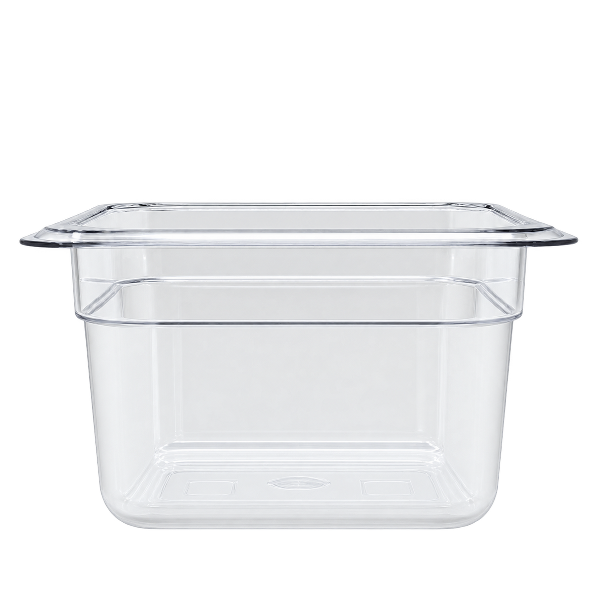Omcan 80040 1/6 Clear Polycarbonate Food Pan with 3 15/16" Deep
