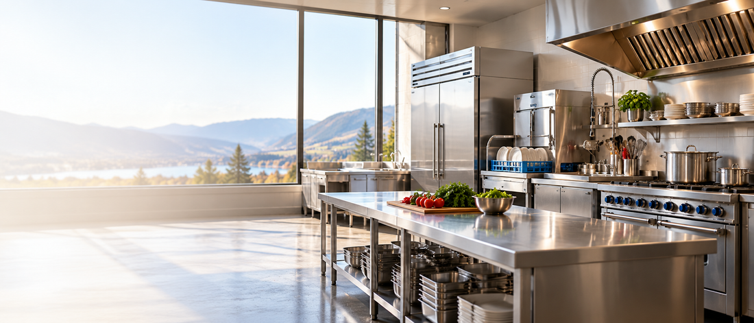 Commercial kitchen equipment for foodservice businesses