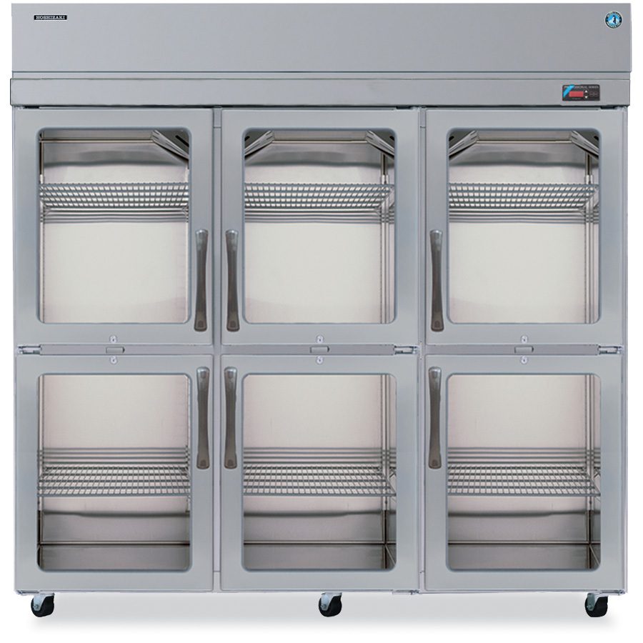 Hoshizaki RH3-SSB-HG Three Section Stainless Door with Lock Upright Refrigerator