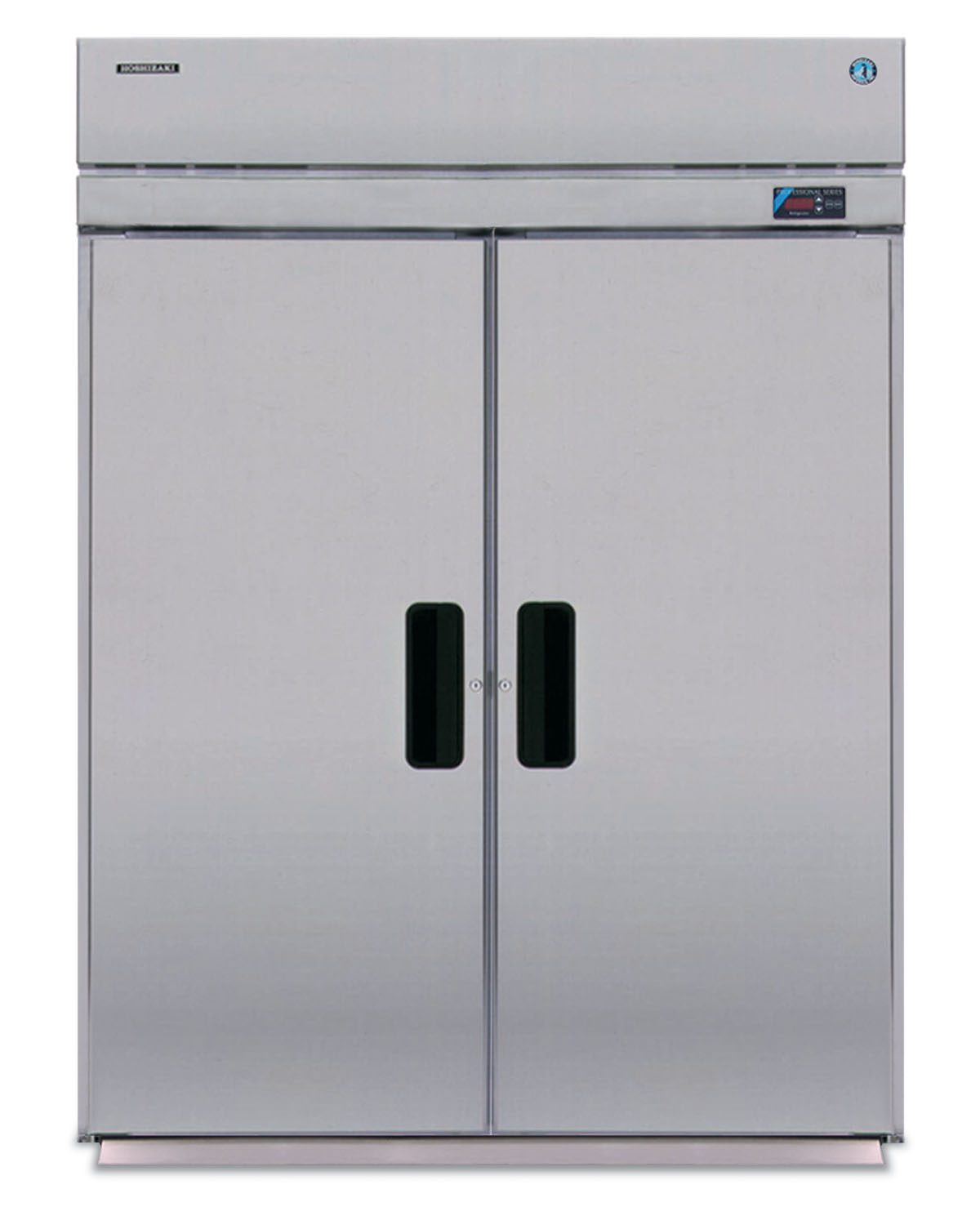 Hoshizaki RIR2-SSB Two Section Full Stainless Door with Lock Upright Roll-In Refrigerator