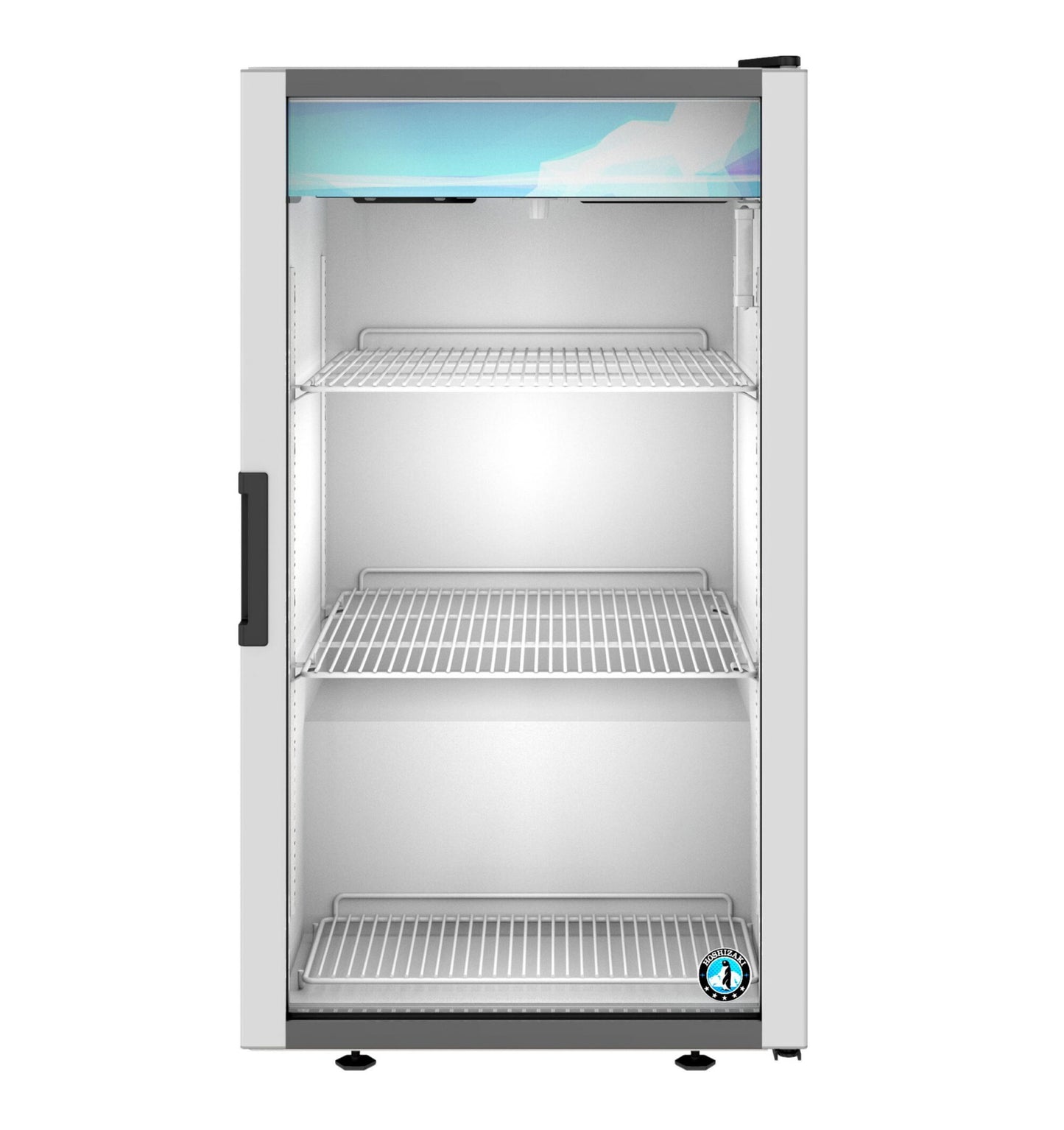Hoshizaki RM-7-HC One Section Glass Door Countertop Merchandiser Refrigerator