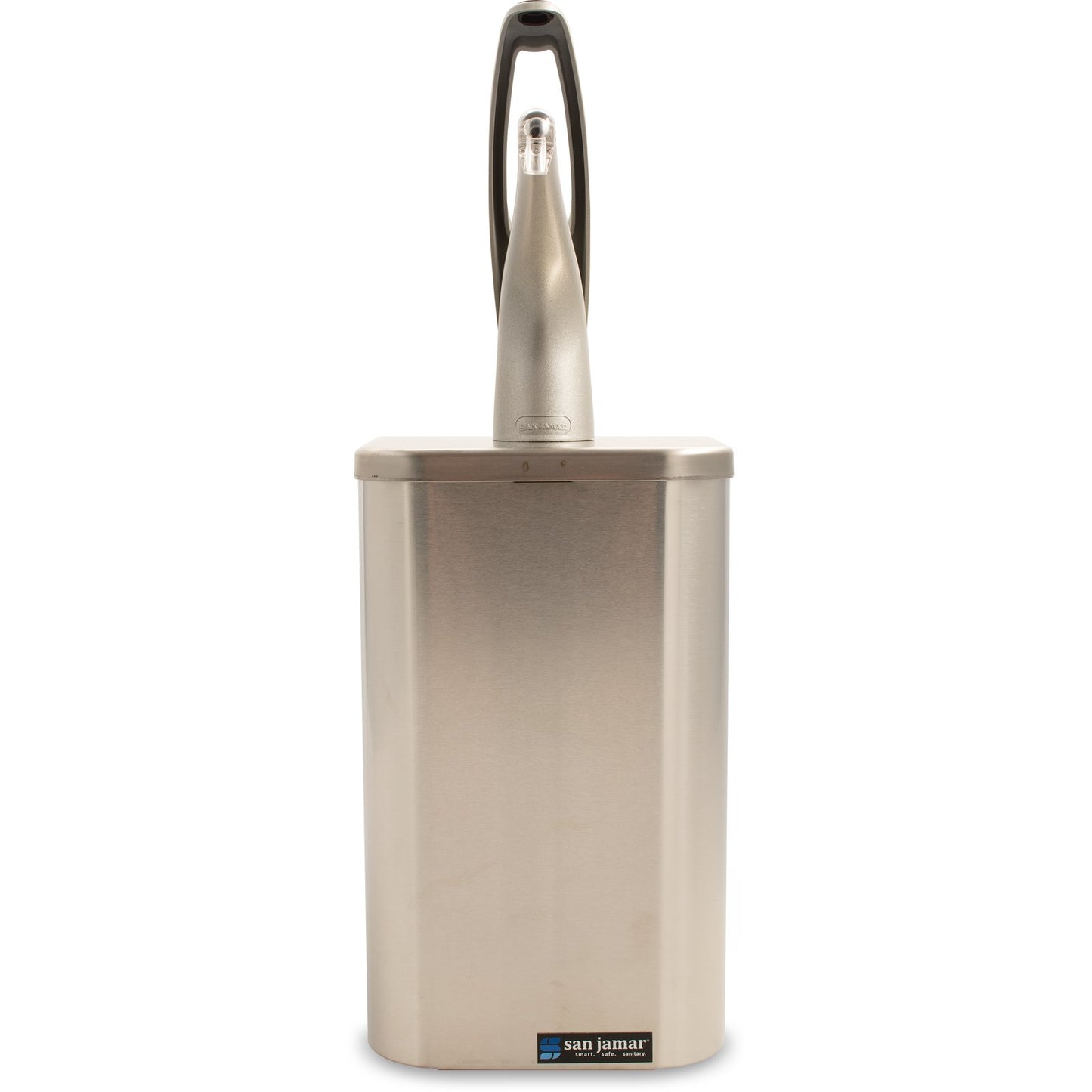 San Jamar P4900 Silver Countertop FrontLine Pump Universal Box