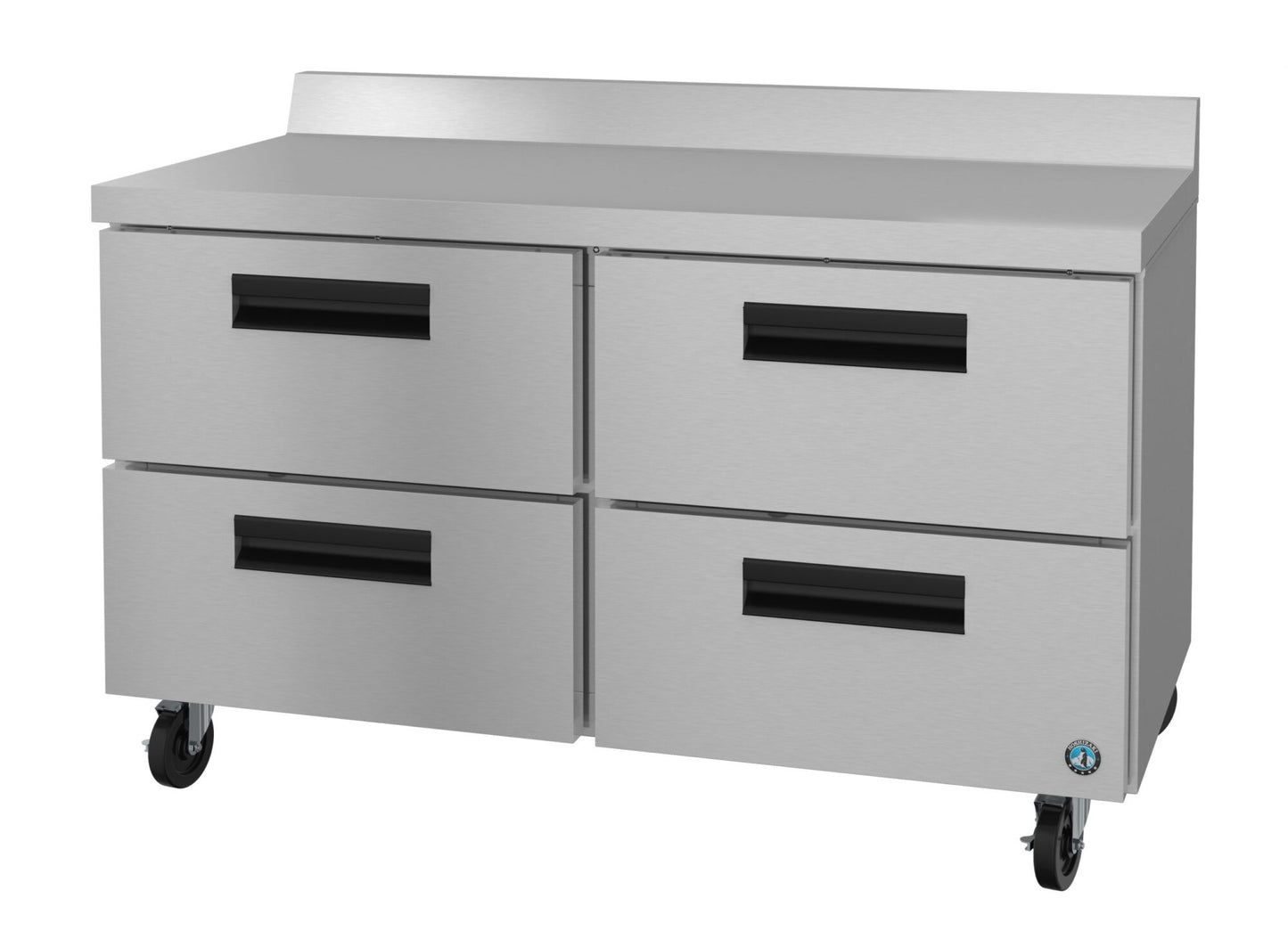 Hoshizaki WF48A-D4 Two Section Stainless Drawers Worktop Freezer
