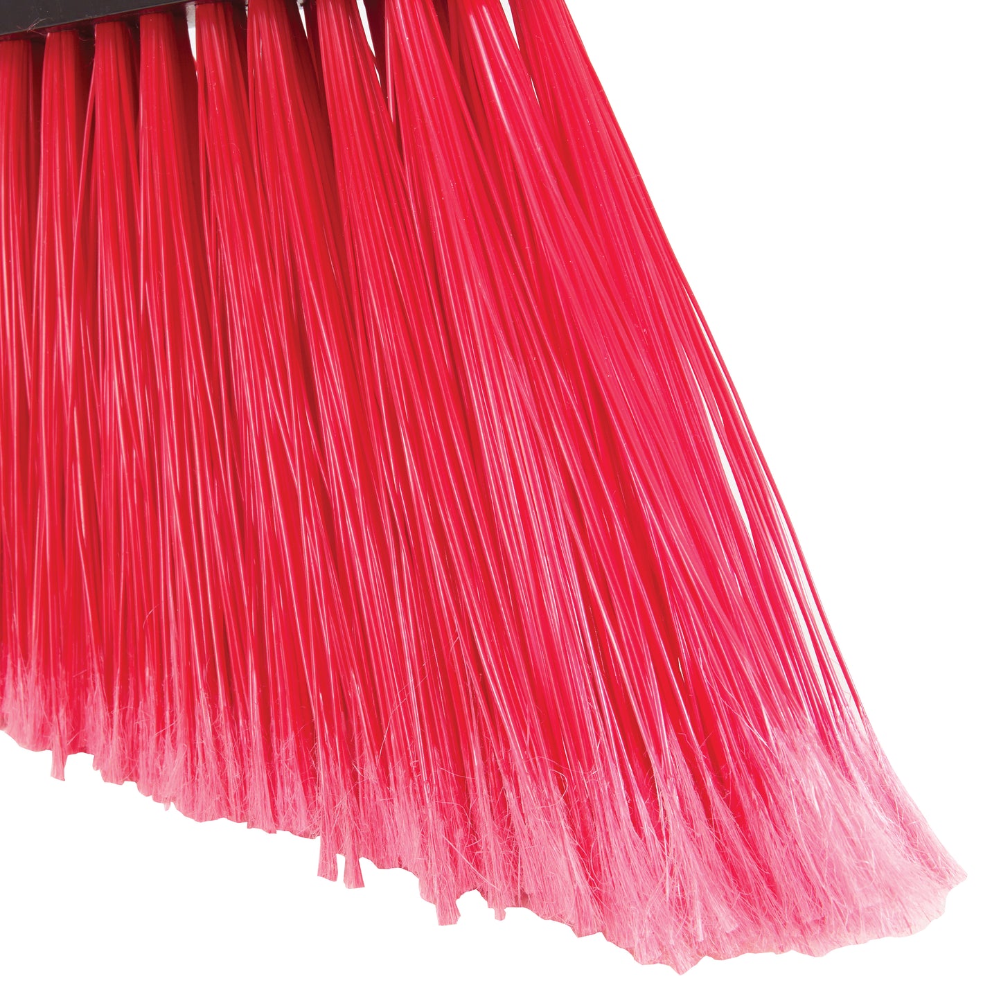 Winco BRAF-9R-H Red Bristle Medium Duty Angle Broom Set