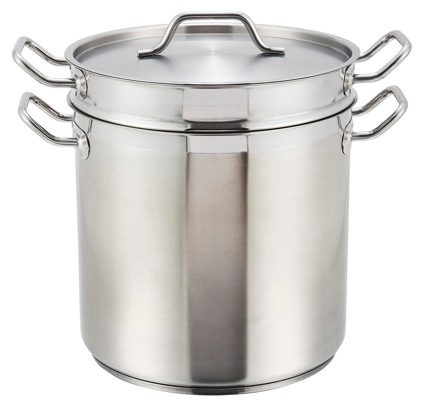 Winco SSDB-12 12 Qt. Double Stainless Steel Boiler w/ Cover
