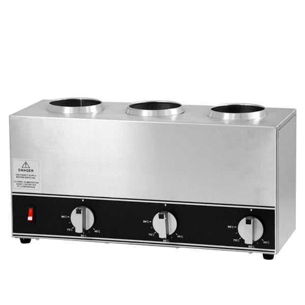 Omcan 44179 Triple Bottle Sauce Warmer