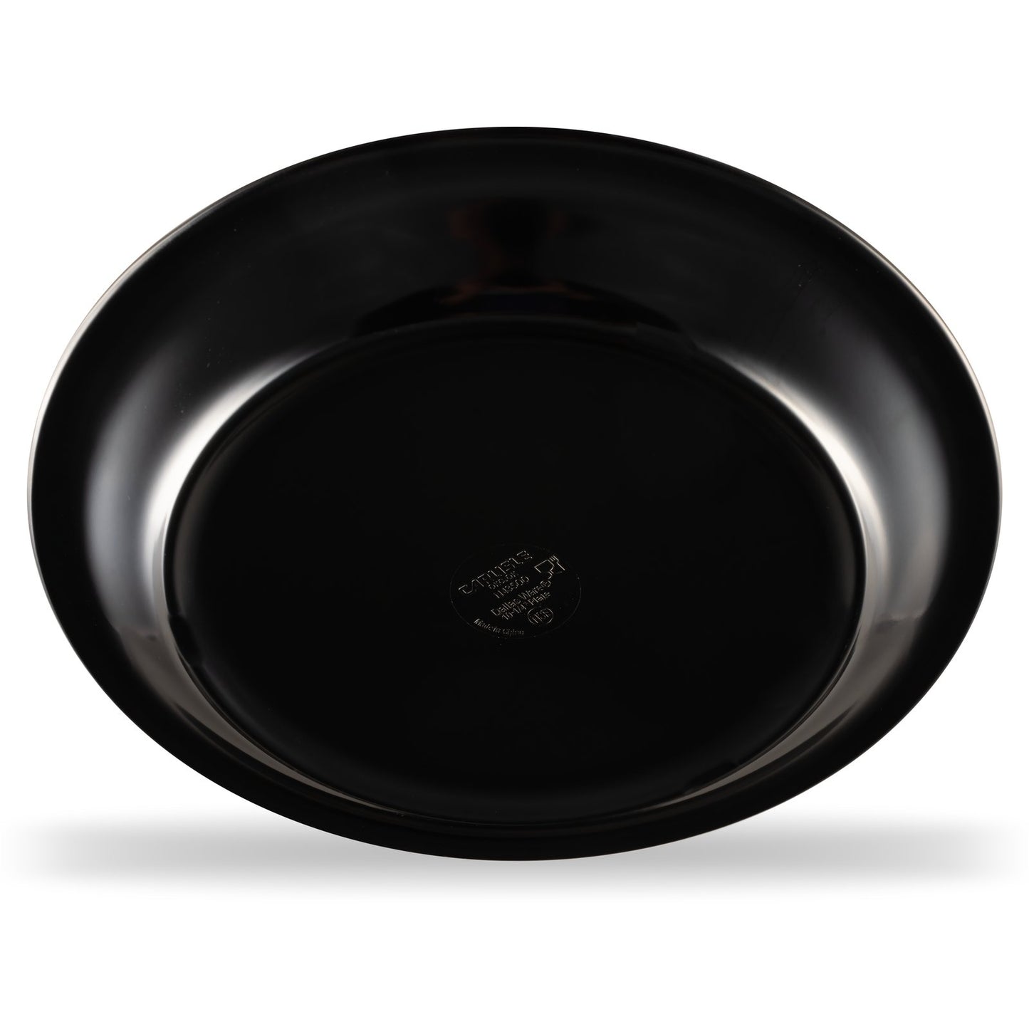 Carlisle 4350003 10.25" Black Dallas Ware Melamine Dinner Plate