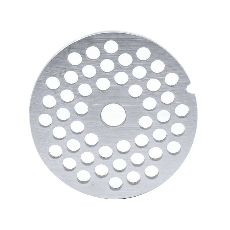 Omcan 11215 #12 One Notch/Round European Style Stainless Steel Hubless Plate, 6mm (1/4")